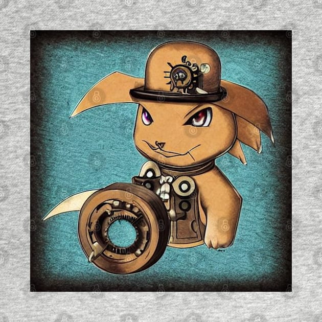 Steampunk Robot Animal Cute by DM